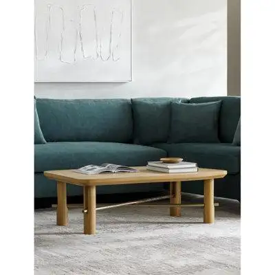 Add a touch of minimalist modern elegance to your living space with the Valdo Coffee Table. This stu...