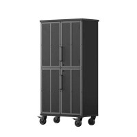 Scott Living Keoki 72" H X 36" W X 20" D Garage Tall 2 Door Storage Cabinet