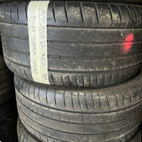 275 35 21 2 Michelin RF Pilot Super Sport Used A/S Tires With 75% Tread Left