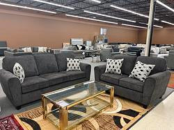Grey Silver Sofa Set at special Offer !! in Couches & Futons in Chatham-Kent - Image 2