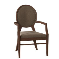 Fairfield Chair Oakridge Upholstered King Louis Back Arm Chair