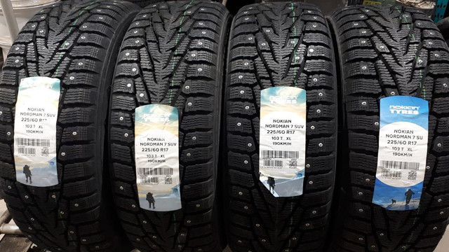 Liquidation de pneus d’hiver NOKIAN   Cloutés/Nokian studded winter tires clearance in Tires & Rims in Greater Montréal - Image 2