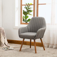 All-in furniture Velvet Upholstered Accent Armchair