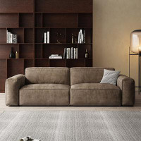 Lilac Garden Tools 86.61" Coffee 100% Polyester Modular Sofa cushion couch