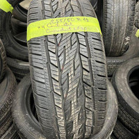 255 50 19 2 Continental Used A/S Tires With 85% Tread Left