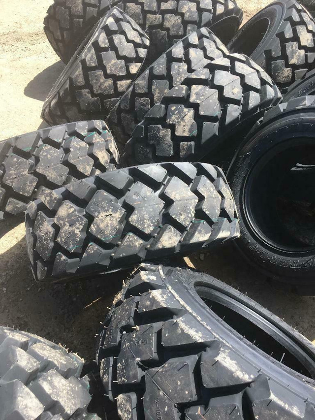 PREMIUM HEAVY DUTY SKID STEER AND BOBCAT TIRES - 12X16.5 10X16.5 14X17.5  - LOWEST PRICE GUARANTEE! JOHN DEERE CAT in Tires & Rims in Peace River Area - Image 3