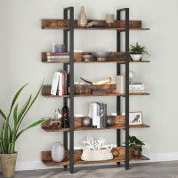 17 Stories Gillenwater 71.65'' H x 47.42'' W Steel Etagere Bookcase