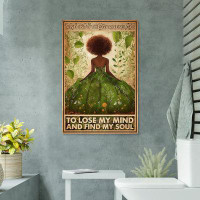 Trinx Plants And Into The Garden I Go 1 - 1 Piece Rectangle Graphic Art Print On Wrapped Canvas