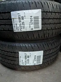 P225/65R17  225/65/17  FIRESTONE FR710  ( all season summer tires ) TAG # 17974