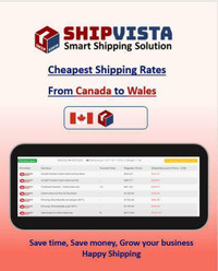 Cheapest Shipping from Canada to Wales
