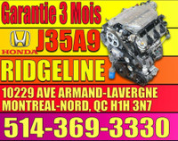 Installation Disponible Moteur 3.5 Honda Ridgeline 2006 2007 2008 J35A9 V6 4X4 AWD, 06 07 08 Ridgeline 3.5 V6 Engine,