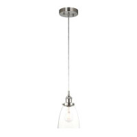 Longshore Tides Mini Pendant Light 1 Light Glass Pendant Lighting, Modern Adjustable Kitchen Hanging Ceiling Light