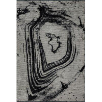 Woven Concepts Beige Black Abstract Luxury Area Rug