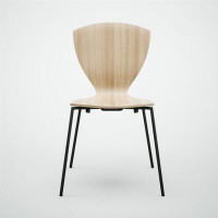 Askman Design Fly Upholstered Metal Side Chair