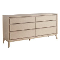 Tommy Bahama Home Sunset Key 6 Drawer 70.25" W Solid Wood Double Dresser