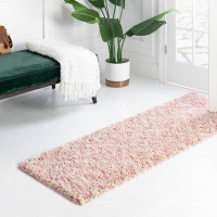 Union Rustic Contemporary Anneka Runner Rug Pink Colour