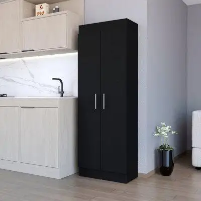 Latitude Run® 5-Shelf Storage Cabinet Suitable For Living Room,Office