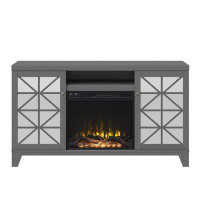 Ivy Bronx Iolanda TV Stand for TVs up to 65" with Fireplace Included