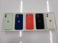 iPhone 12 Mini 64GB (5G) CANADIAN MODELS NEW CONDITION WITH ACCESSORIES 1 YEAR WARRANTY INCLUDED