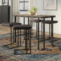 The Twillery Co. 5 Piece Counter Height Pub Table Set