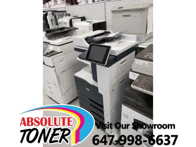 HP LaserJet Enterprise 700 M725dn Multifunction Monochrome Airprint, ePrint Laser Printer Copier Scanner, 11x17 in Printers, Scanners & Fax - Image 2