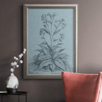 Gracie Oaks Botanical On Teal VI Premium Framed Canvas- Ready To Hang