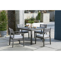 Signature Design by Ashley Eden Town Outdoor Dining Table And 4 Chairs