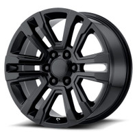 20x9 GMC Sierra Replica G10 Satin Black wheels - 6x139.7 / 6x5.5 for Sierra / Silverado / Tahoe / Escalade