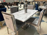 White Marble Dining Set Sale! Discount Upto 70%
