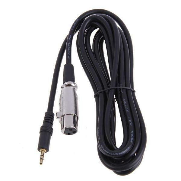 9 ft. XLR 3 Pin Female to 3.5 mm Jack - TRS for DV camera, microphone, players, etc - Black in General Electronics - Image 2
