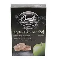 Bradley Apple Bisquettes 24-Pack BTAP24