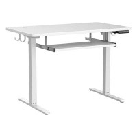 Inbox Zero Modern  Electric Standing Desk: Height Adjustable Sturdy Alloy Steel Frame