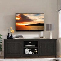 Millwood Pines TV Stand Storage Media Console Entertainment Centre Yellow Walnut