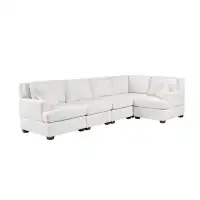 Latitude Run® Sectional Modular Sofa With 2 Tossing Cushions And Solid Frame