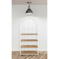 Birch Lane™ Caterina 37" Stainless Steel Standard Bookcases