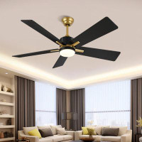 Mercer41 Mercer41™ 52'' 5 - Blade LED Standard Ceiling Fan with Light and Remote & APP Control