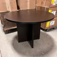 Global Ionic Meeting Room Table – 48 – Dark Espresso