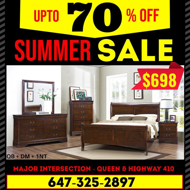 Lowest Prices on Wooden Bedroom Sets! Shop Now! in Beds & Mattresses in Ontario - Image 4