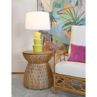 Worlds Away Fiji 22.75 Tall End Table