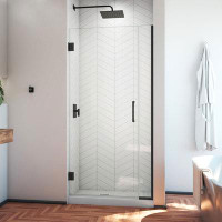 DreamLine Unidoor Plus 30.5" W x 72" H Pivot Frameless Shower Door with ClearMax™ Technology
