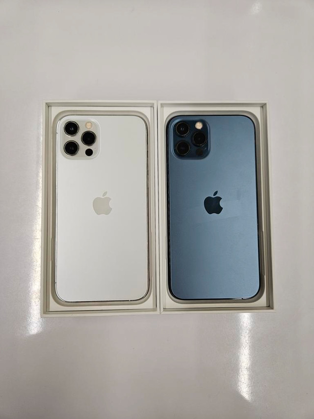 iPhone 12 Pro 128GB 256GB 512GB CANADIAN MODELS NEW CONDITION WITH ACCESSORIES 1 Year WARRANTY INCLUDED in Cell Phones in Ontario