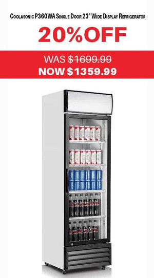 20% OFF - BRAND NEW Commercial Glass Display - Refrigerators and Freezers - CLEARANCE (Open Ad For More Details) City of Toronto Toronto (GTA) Preview