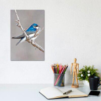 East Urban Home Tree Swallow by Brian Wolf - Wrapped Canvas Gallery-Wrapped Canvas Giclée