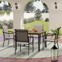 Wildon Home® Nameer Square 4 - Person 42" Long Dining Set