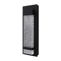 17 Stories 17 Stories Led Outdoor Wall Sconce Light With Clear Seedy Glass Ip65 Waterproof