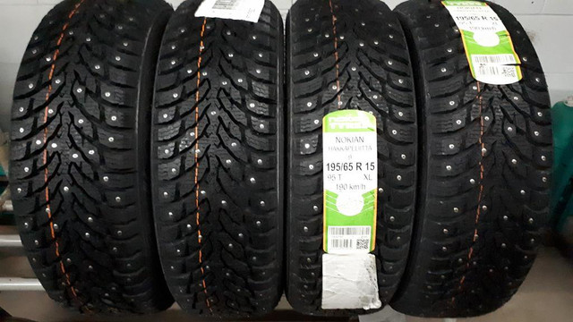 Liquidation de pneus d’hiver NOKIAN   Cloutés/Nokian studded winter tires clearance in Tires & Rims in Greater Montréal - Image 3