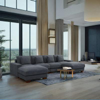 Hokku Designs Manoj 6 - Piece Upholstered Sofa & Chaise