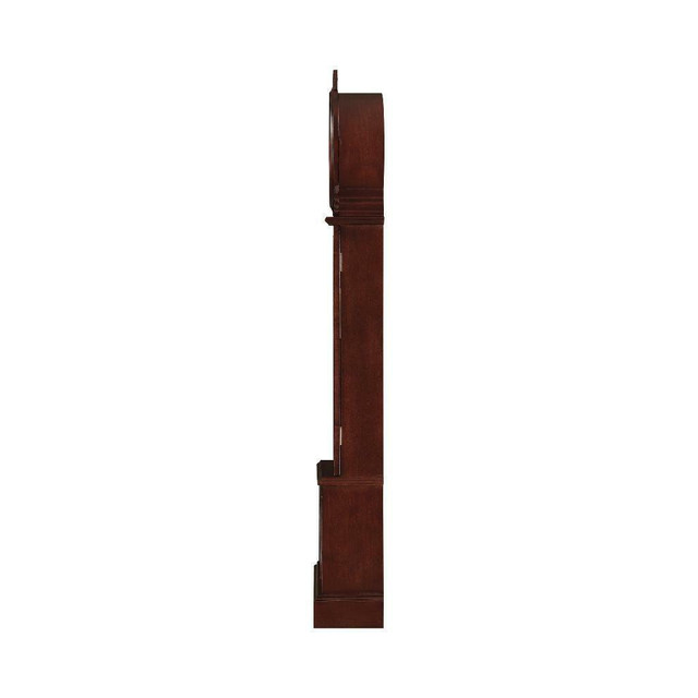 Grandfather Clock With Chime Brown Red   Height: 71.75 in in Home Décor & Accents - Image 4