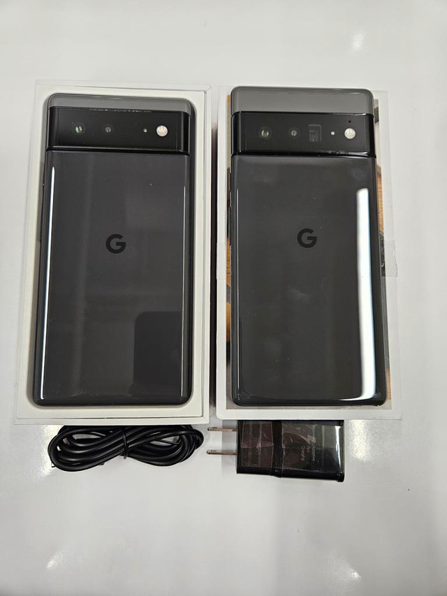 Google Pixel 6 5G 128GB CANADIAN MODELS ***UNLOCKED*** New Condition with 1 Year Warranty Includes All Accessories in Cell Phones in Québec