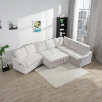 Latitude Run® Ivanovic 4-Piece Upholstered Sectional Sofa